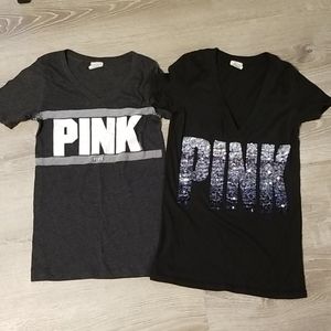 Pink t-shirts